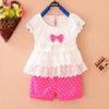 Kids Summer Girls Clothes Set Shirt Pants