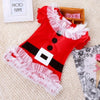 Polka Dot Snow Man Costume Red