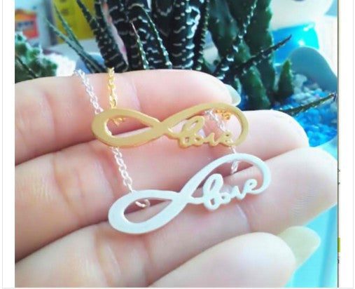 Valentines Gift Infinite Love Pendant Necklace