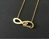 Valentines Gift Infinite Love Pendant Necklace