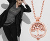 18K Rose Gold Plated with Tree of Life