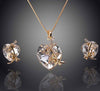 14k Gold Filled Austrian Crystal Animal Jewelry Set