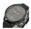 Men's Fashion Quartz Analog Silicone Leather Watch