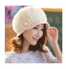 Rabbit Hair Thickened Woolly Hat