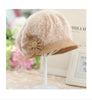 Rabbit Hair Thickened Woolly Hat